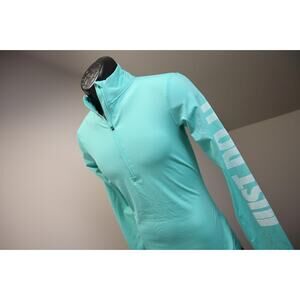 Nike Pro Running 1/4 Zip Performance Dri Fit Compression Jacket Womens Medium